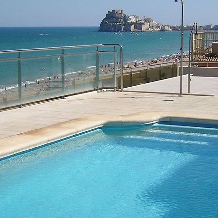 Apartamento Con Aire Acondicionado En 1ª Linea De Playa Edificio Moli De Vent Peñíscola Kültér fotó