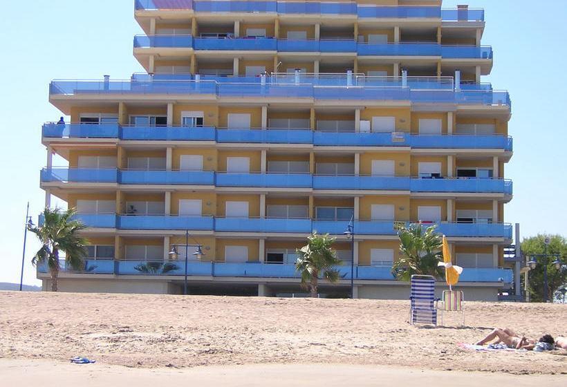 Apartamento Con Aire Acondicionado En 1ª Linea De Playa Edificio Moli De Vent Peñíscola Kültér fotó